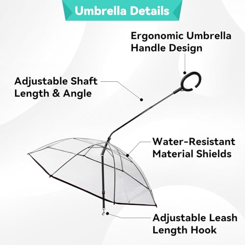 Dog Umbrella for Small Dogs (Clear B)