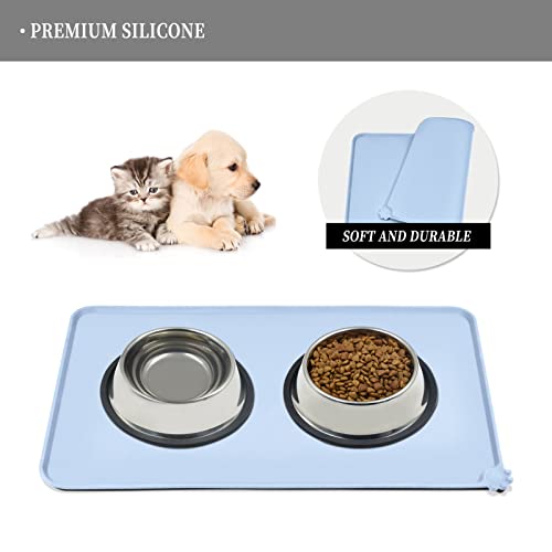 Silicone Pet Feeding Mat (Warship / 28" x 18")