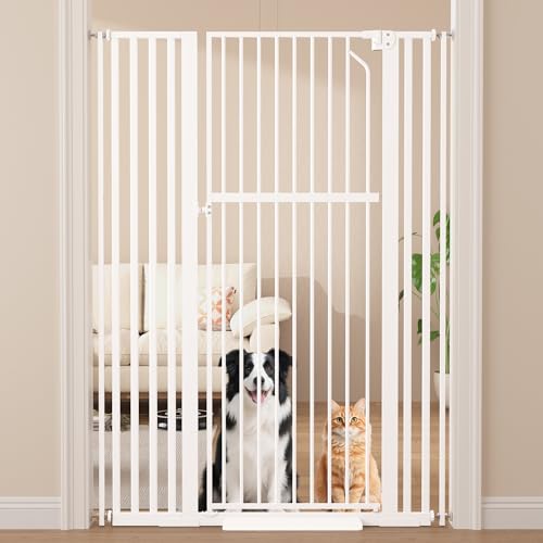 63" Extra Tall Pet Gate for Cat (63" Tall, 29.9"-45.3" Wide)