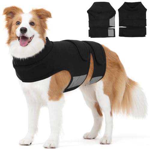 Dog Calming Vest for Anxiety Relief (Midnight Calm / M (Chest 20-24.4"))