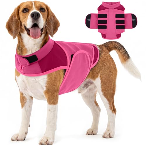 Dog Anxiety Relief Vest (Rosered / Medium (Chest: 17.3''-25.2''))
