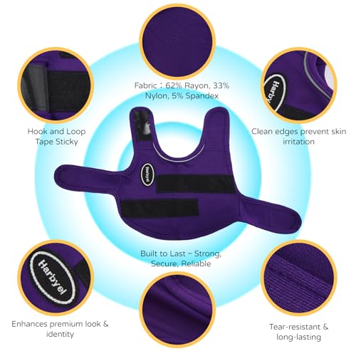 Dog Anxiety Vest (XS-Chest(8.6"-12") / Dark Purple)