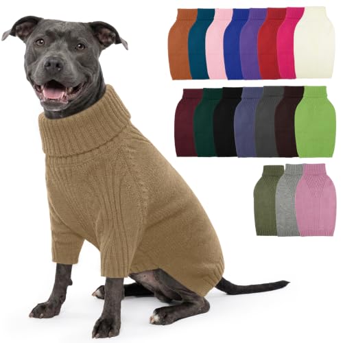XL Dog Sweater (Camel / X-Large)
