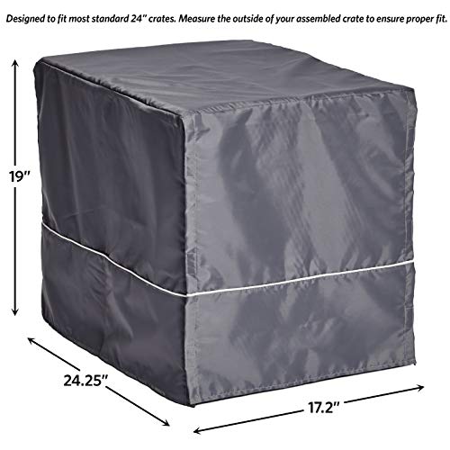 Midwest Homes for Pets Small Dog Crate Cover (Gray / 24 Inch)