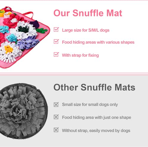 Snuffle Mat for Dogs (Pink)