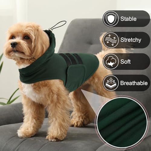 Dog Calming Vest (Dark Green / Small)