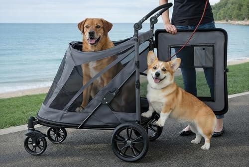 No Zip Excursion Pet Stroller (Graphite / Excursion)