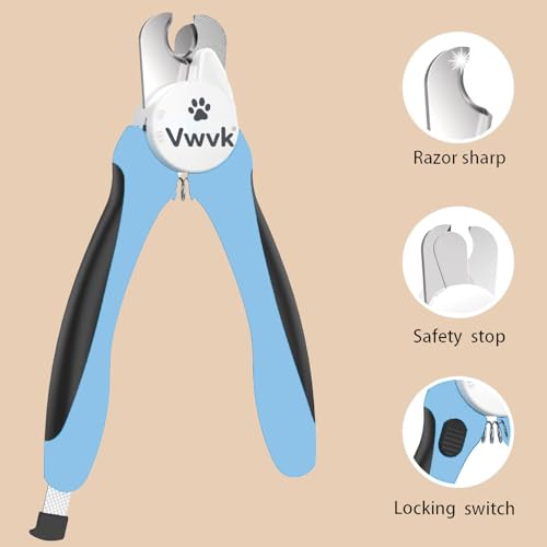 Dog Nail Clippers with Light (Nail Clipper & Brush (Best Value))