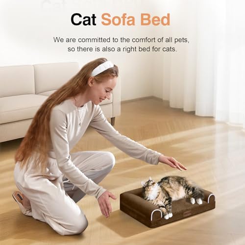Orthopedic Dog Bed for Small Dogs (Coffee / 20.0"L x 14.0"W x 5.5"Th)