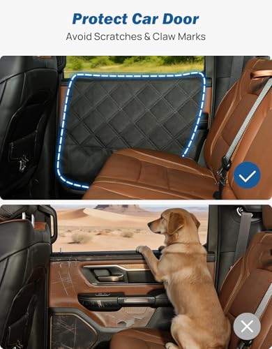 Car Door Protector for Dogs for Large SUV (Fit for Large SUV/ Trucks)