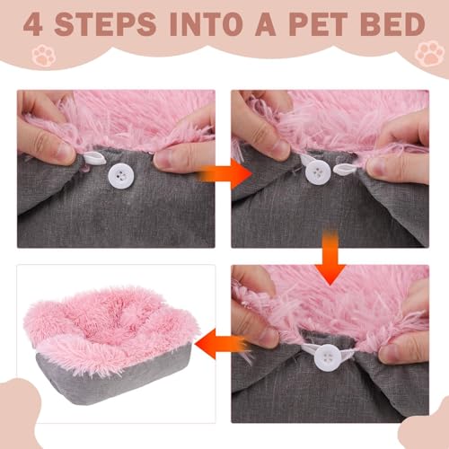 Self Warming Cat Bed (Brown / L: 24"x28")