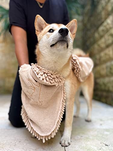 Quick Dry Towel for Dogs (Beige)