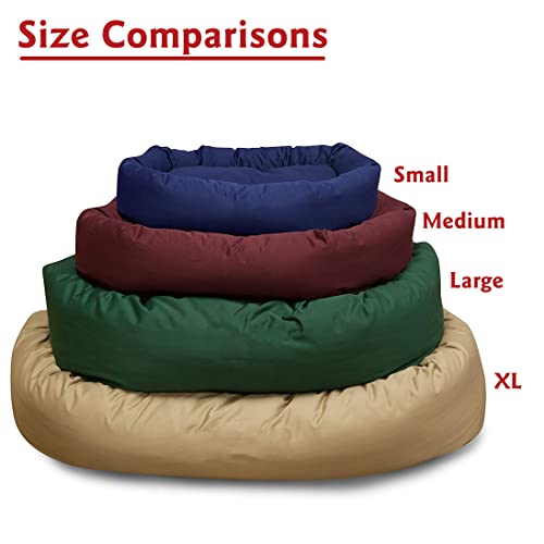 Bagel Calming Dog Bed (Gray)