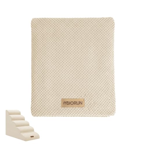 Dog Stairs Replacement Cover for 5 (Beige / Cover 24.5"H)