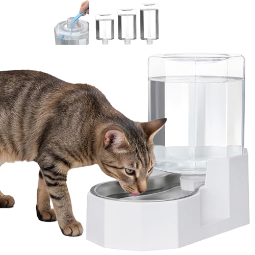 4L Stainless Steel Gravity Water Dispenser (White / 4L Without Filter)
