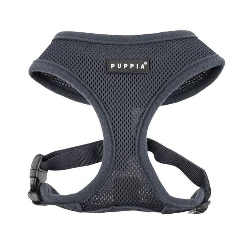 Authentic Puppia Soft Harness (Grey / X-Small)