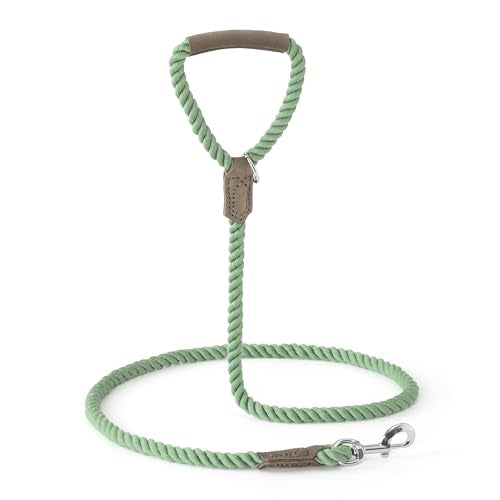 Dog Leash Braided Cotton Rope w (Kashmir / 60 Inch-1/2")