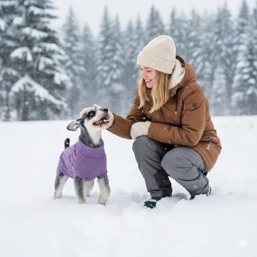 Small Dog Sweaters (purple / Small)