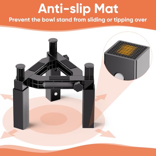 Dog Bowl Stand Elevated Food Water Bowl Holder for Large Medium Small Sized Dog (Bowl Stand-A)