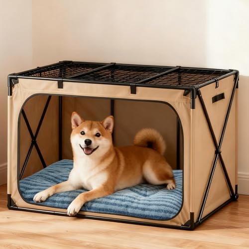 Washable Small Dog Bed (Blue / 23.0"l x 18.0"w x 3"th)