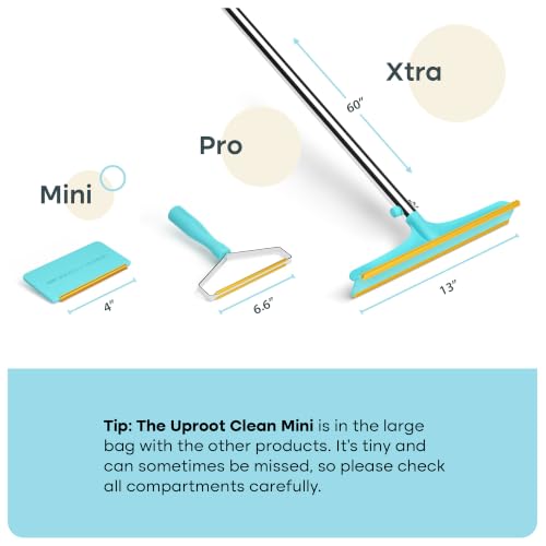 Set Pro & Mini Pet Hair Removal Tools & Xtra Carpet Rake (Pro + Mini + Xtra)