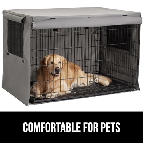 Dog Crate Covers (Gray / 42" X 28" X 30")