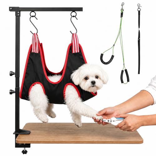 Adjustable Dog Grooming Arm & No