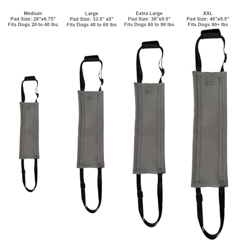 Dog Lift Support and Rehab Harness for Dogs with Weak Rear Legs (Medium)