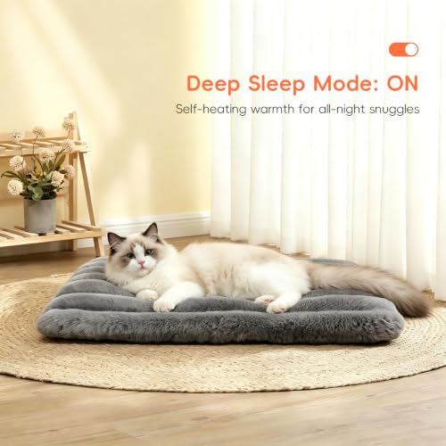 Cat Bed Mat for Indoor Cats (Green / Medium 23.6×15.7 inch)
