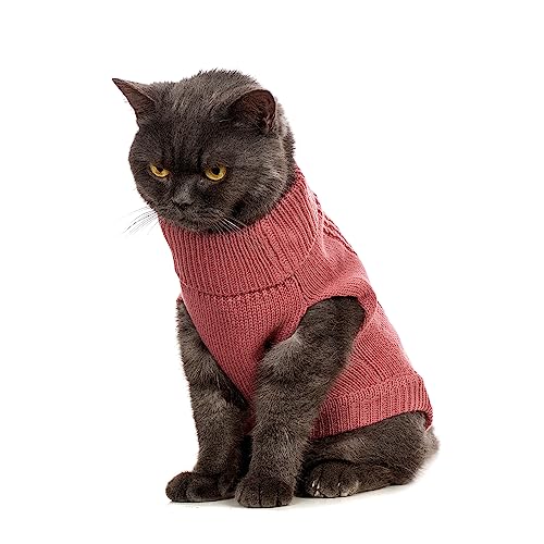 Cat Sweater Stretchy (Maple Leaf Red / Large)