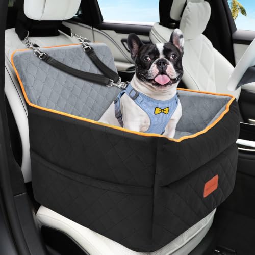 Small Dog Car Seat (Black/gray)