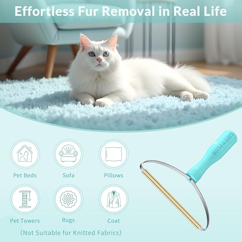 Pet Hair Remover Carpet x2 & Lint Root Cleaner Pro Pet Hair Remover by LINTPLUS (Pro*2)