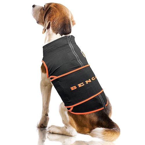 NFL Cincinnati Bengals Dog Anxiety Shirt Calming Soothing Solution Vest (CINCINNATI BENGALS / Extra Small)