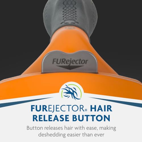 Medium Dog Undercoat deShedding Tool for Long Hair (long hair - new model / Medium)