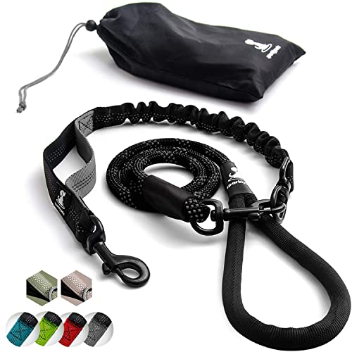 Heavy Duty Bungee Rope Leash (Black)