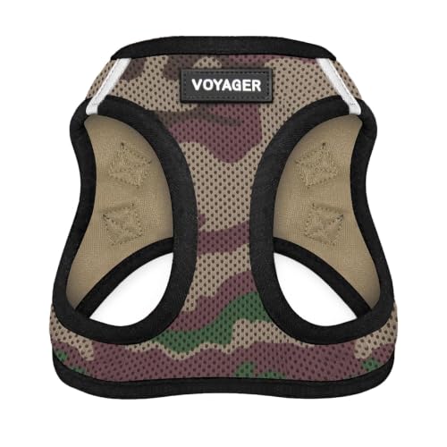 Voyager Step in Air Dog Vest Harness (Army/Black Trim / XXS (Chest: 12 - 13.5"))