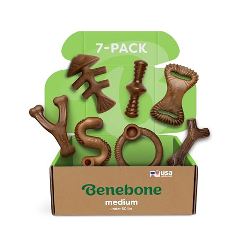 7 Pack Dog Chew Toys for Aggressive Chewers (Medium / 7 Pack)