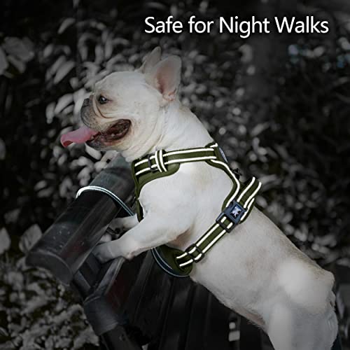 No Pull Dog Harness (Large / Military Green)