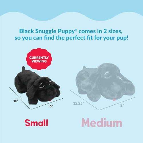 Snuggle Puppy Junior Heartbeat Toy (Black)