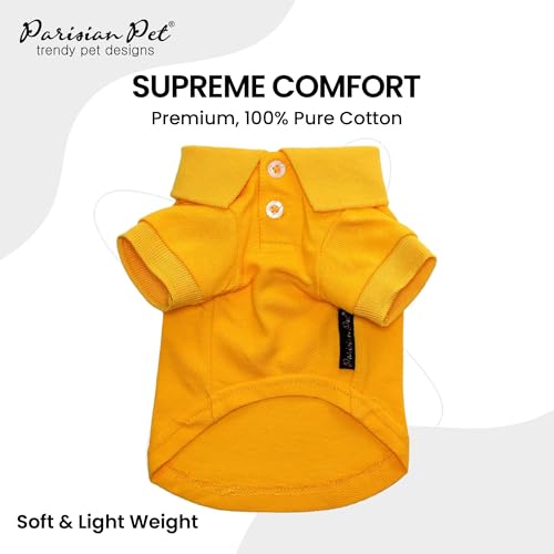 Dog Polo Shirt (5XL / Yellow Polo)