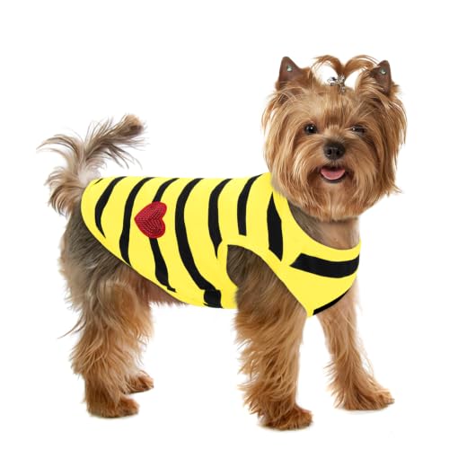 Dog Shirts for Small Dogs (Yellow-Vest / Small)