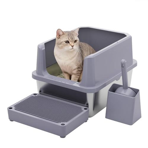 Cat Litter Box Non (Gray)