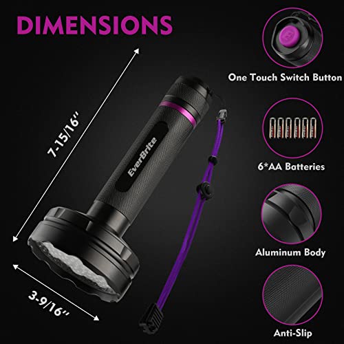128 LED UV Blacklight Flashlight (128 LED)