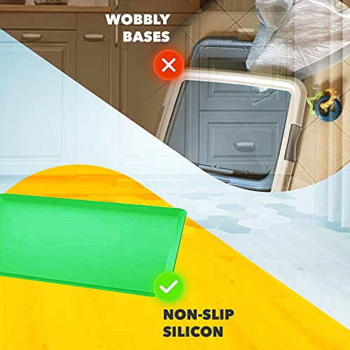 TidyFriend Travel Friendly Dog Pee Pad Holder Fits Up to 24” x 24” Wee Wee Pee Pads (Green / 1 Pack)