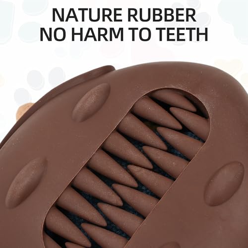 Hedgehog Treat Dispensing Dog Toy (Brown)