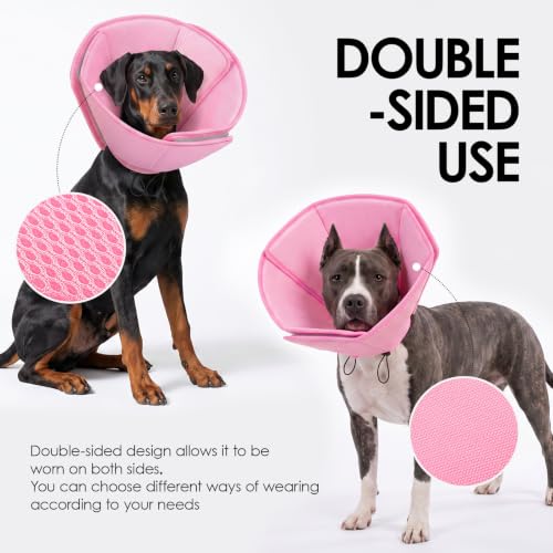 Dog Cones for Medium Dogs (Pink / Medium)