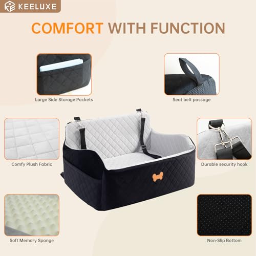 Car Seat for Large Size Dog (Grey/Black / Large)