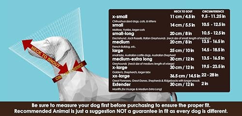 Comfy Cone Pet Cone for Dogs (Tan / MXL(Neck to Nose 12"))