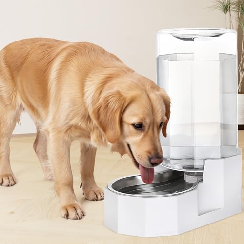 8L Gravity Dog Water Dispenser (White / 8L Without Filter)