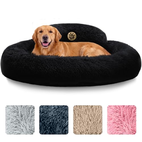 PetJett Large Dog Bed (Black / Large - 36”L x 36”W x 8”Th)